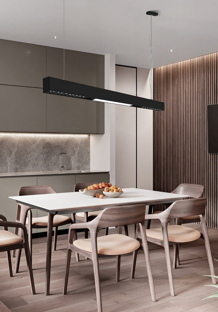 Lisslune | Wall-Mounted Black Continuous Magnetic Track System Light