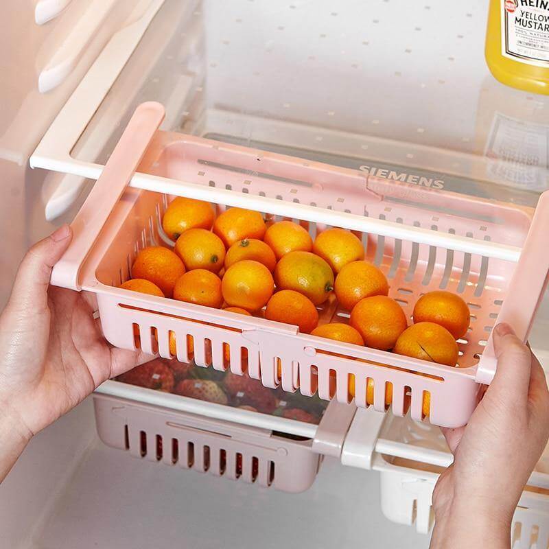 Lisslune | Adjustable Fridge Storage Drawer