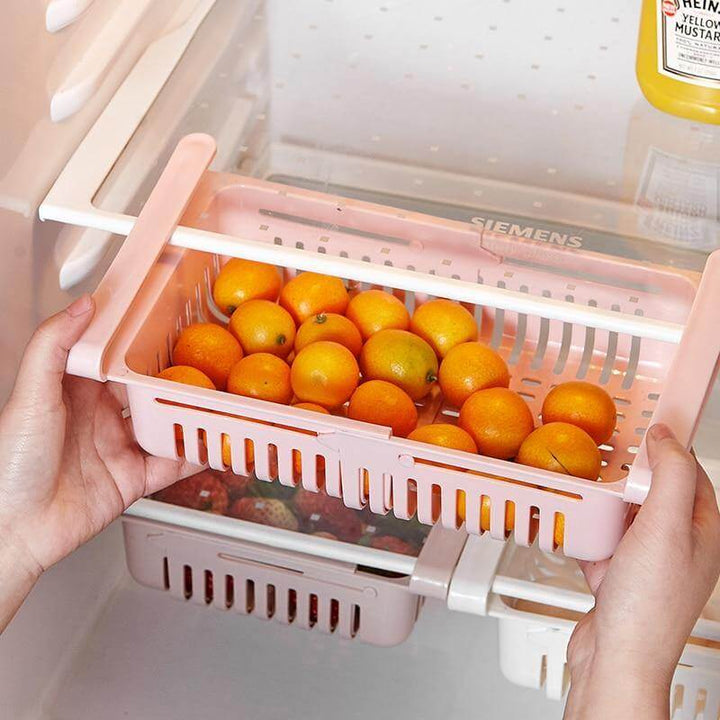 Lisslune | Adjustable Fridge Storage Drawer