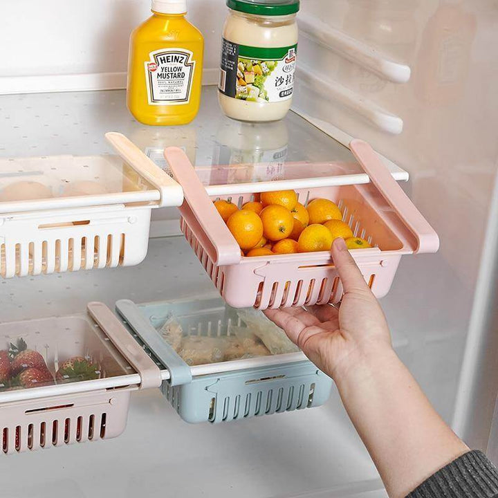 Lisslune | Adjustable Fridge Storage Drawer