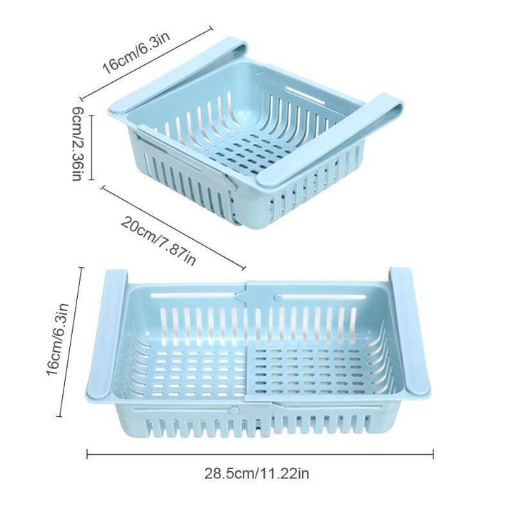 Lisslune | Adjustable Fridge Storage Drawer