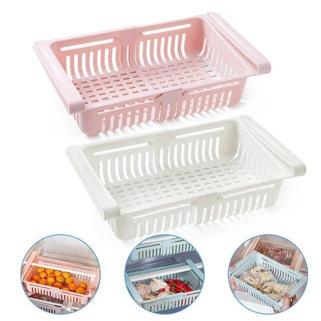 Lisslune | Adjustable Fridge Storage Drawer