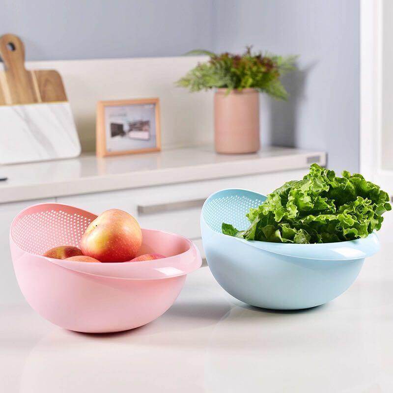 Lisslune | Silicone Rice Bowl Drain Basket