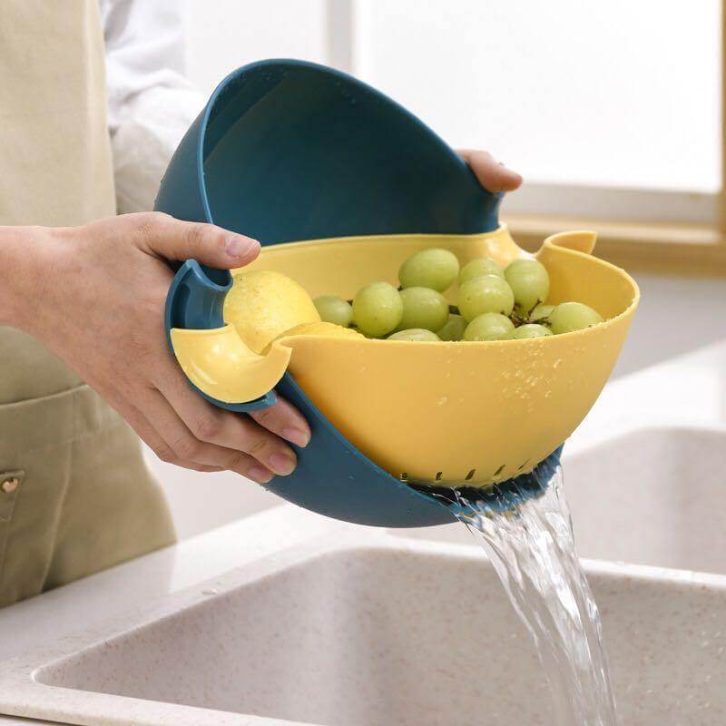 Lisslune | Pastel Double Drain Basket Bowl