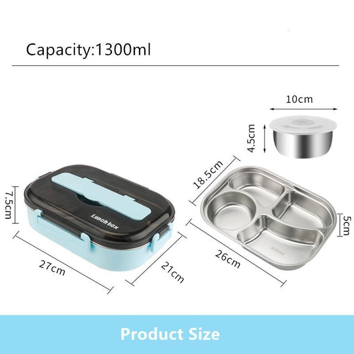 Lisslune | Stainless steel leak-proof lunchbox container