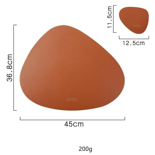 Lisslune | 4 Colors Triangle Placemat Set