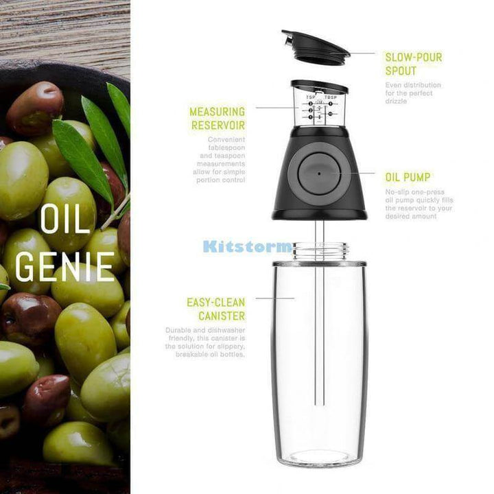 Lisslune | 2pcs Drip-Free Olive Oil Dispenser Set