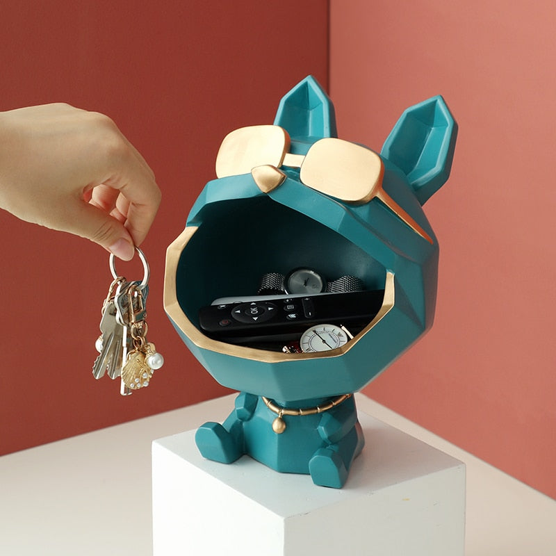 Rynx Creative Dog Figure Multifunctional Storage Box