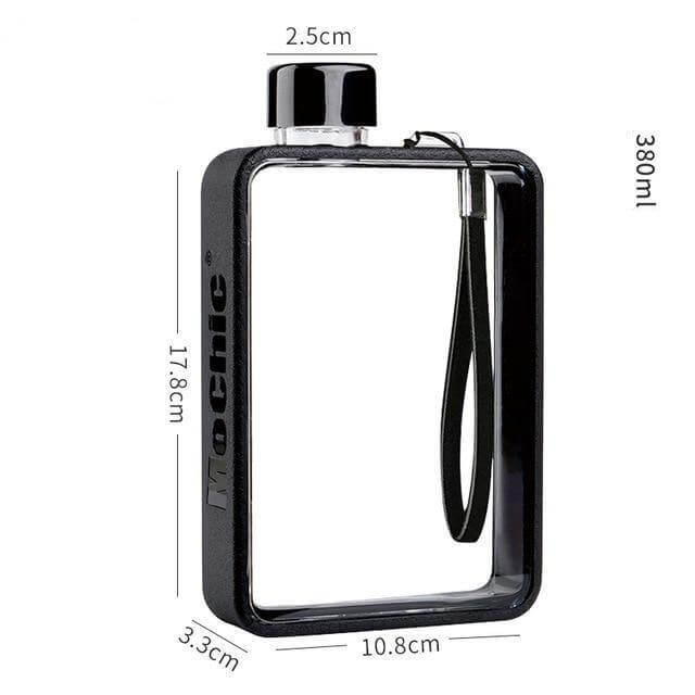 Lisslune | Rectangular Flat Transparent Leak-proof Thermos
