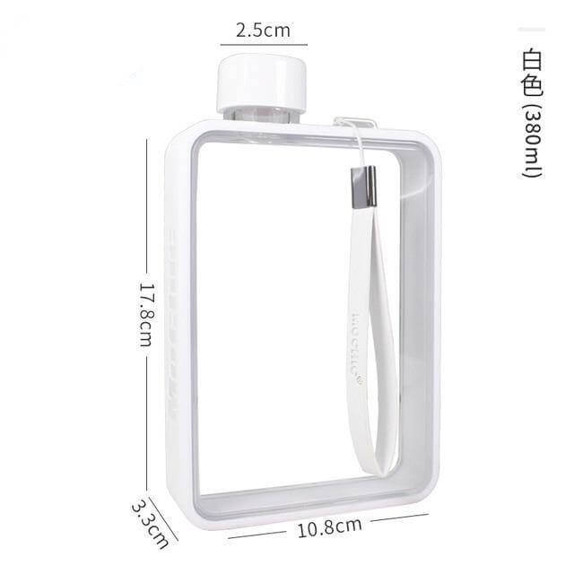 Lisslune | Rectangular Flat Transparent Leak-proof Thermos