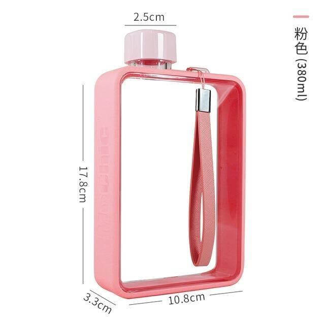 Lisslune | Rectangular Flat Transparent Leak-proof Thermos