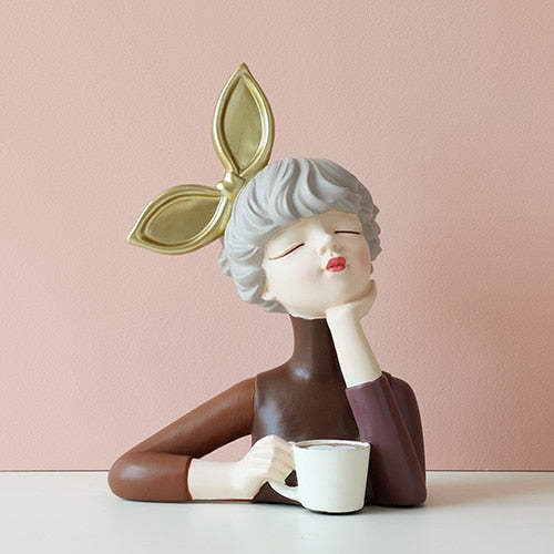Rynx Untamed Girl Figurine Sculpture