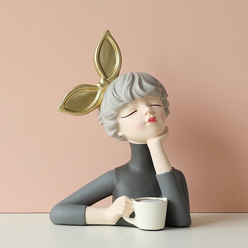 Rynx Untamed Girl Figurine Sculpture