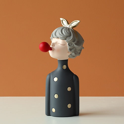 Rynx Untamed Girl Figurine Sculpture