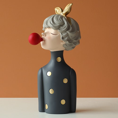 Rynx Untamed Girl Figurine Sculpture