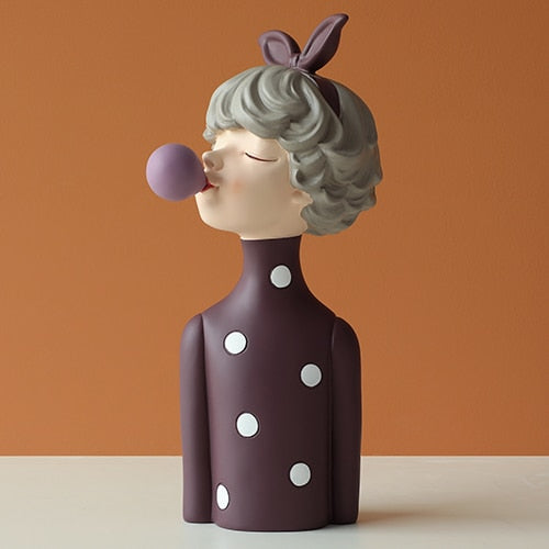 Rynx Untamed Girl Figurine Sculpture
