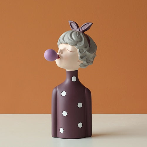 Rynx Untamed Girl Figurine Sculpture