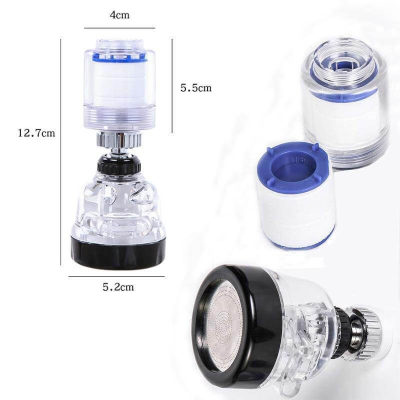 Lisslune | Multifunction Rotatable Water Spray Faucet Filter