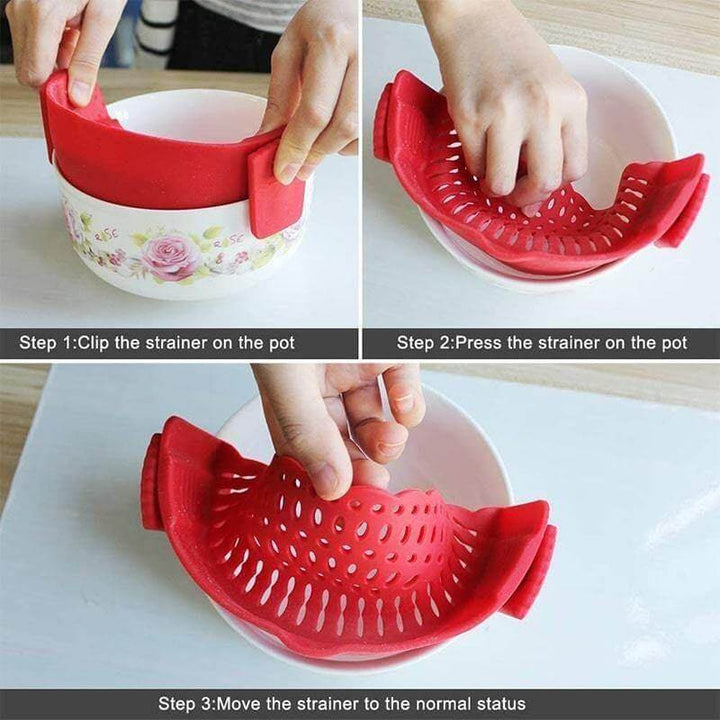 Lisslune | Silicone Pot Side Drainer