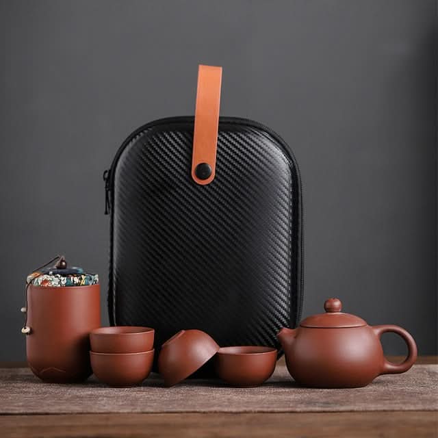 Lisslune | Handmade Ceramic Teapot Set with Cups for Loose Leaf Tea