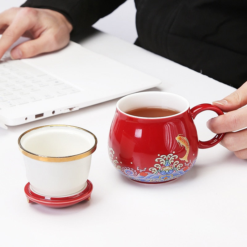 Lisslune | Japanese Ceramic Tea Infuser Cups