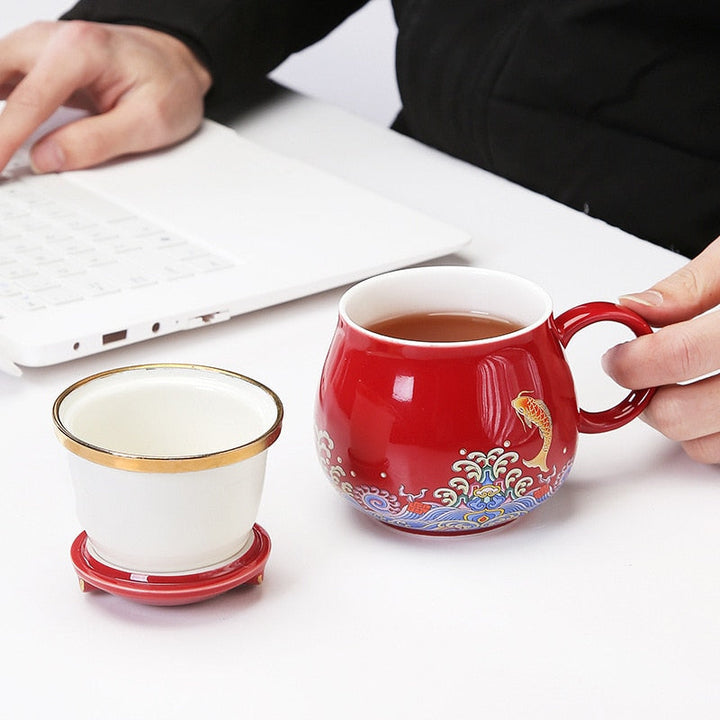 Lisslune | Japanese Ceramic Tea Infuser Cups