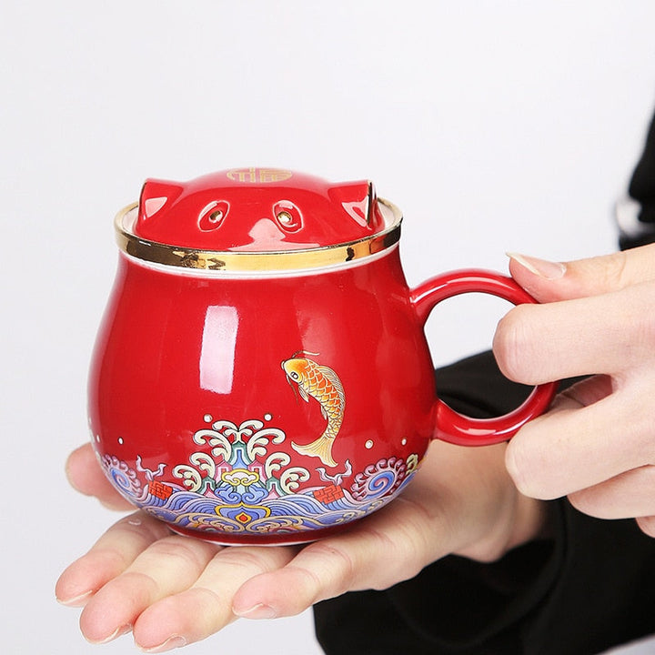 Lisslune | Japanese Ceramic Tea Infuser Cups