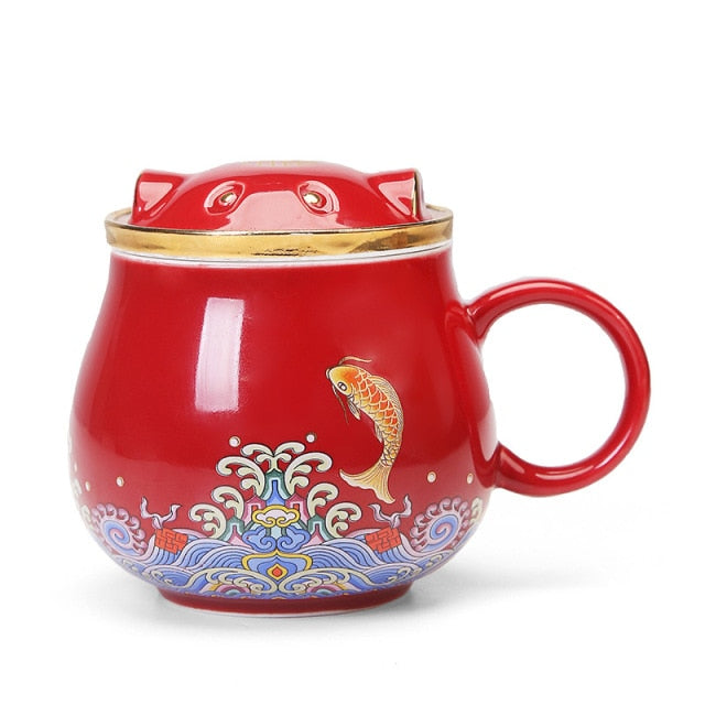 Lisslune | Japanese Ceramic Tea Infuser Cups