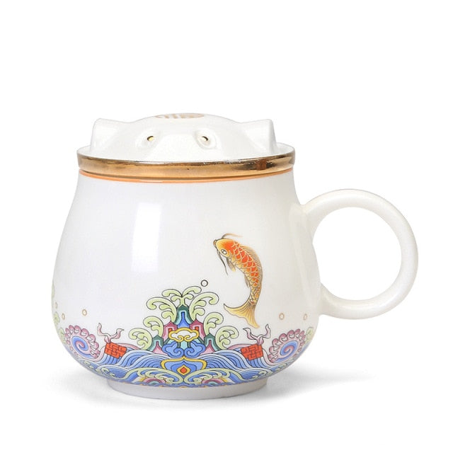 Lisslune | Japanese Ceramic Tea Infuser Cups