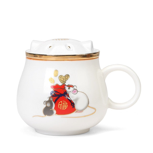 Lisslune | Japanese Ceramic Tea Infuser Cups