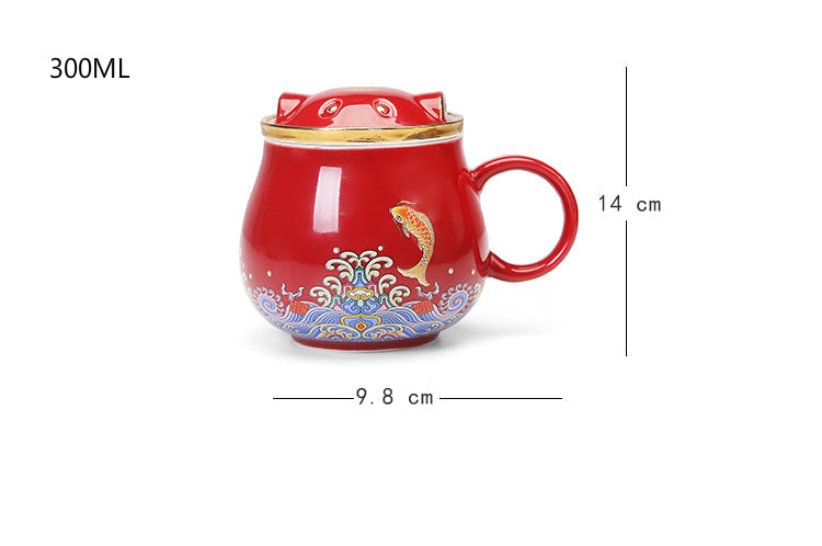 Lisslune | Japanese Ceramic Tea Infuser Cups