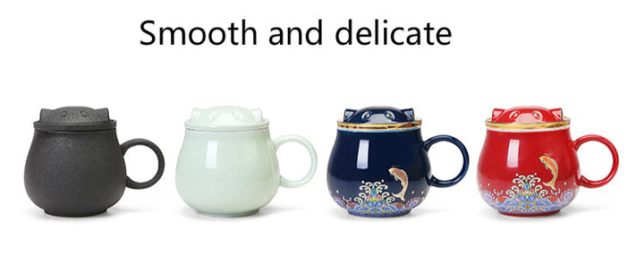 Lisslune | Japanese Ceramic Tea Infuser Cups