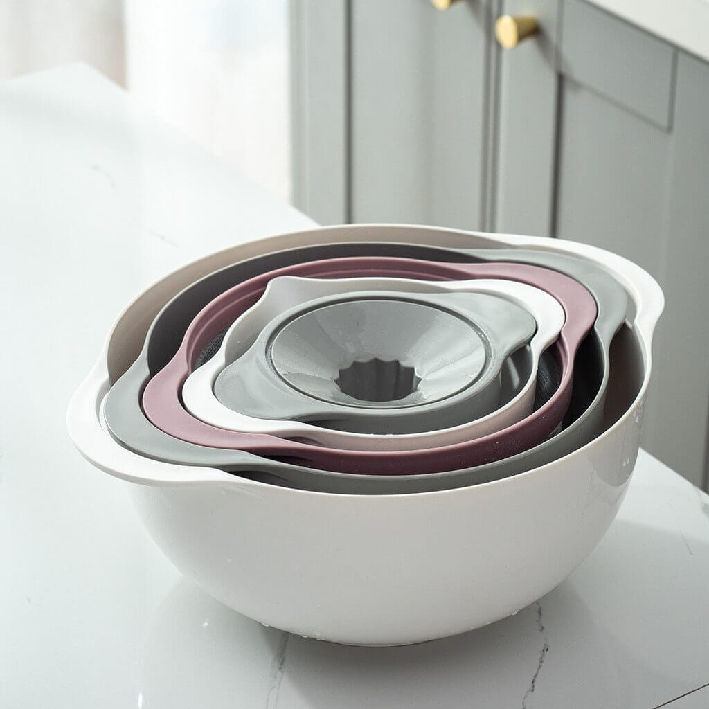 Lisslune | Multifunctional Five-Piece Drainer Kitchen Tool