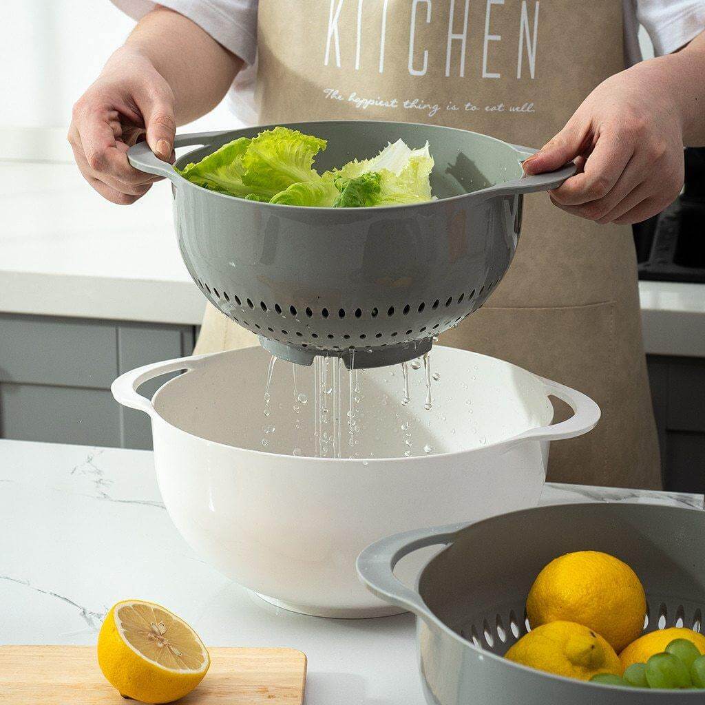 Lisslune | Multifunctional Five-Piece Drainer Kitchen Tool