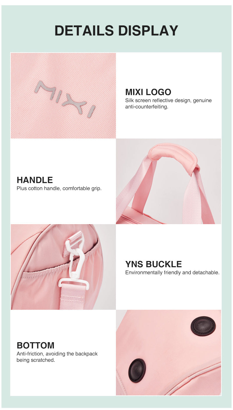 Lisslune | Versatile waterproof duffel bag with separate shoe compartment - A must for travel and gym