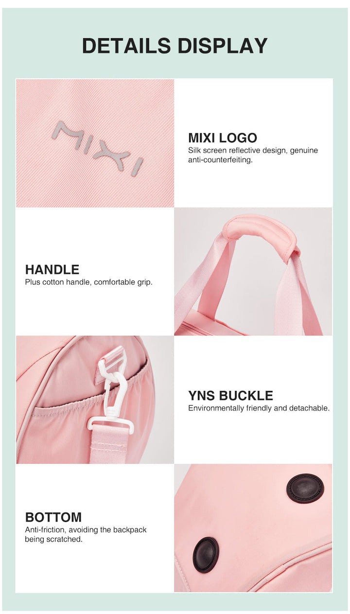 Lisslune | Versatile waterproof duffel bag with separate shoe compartment - A must for travel and gym