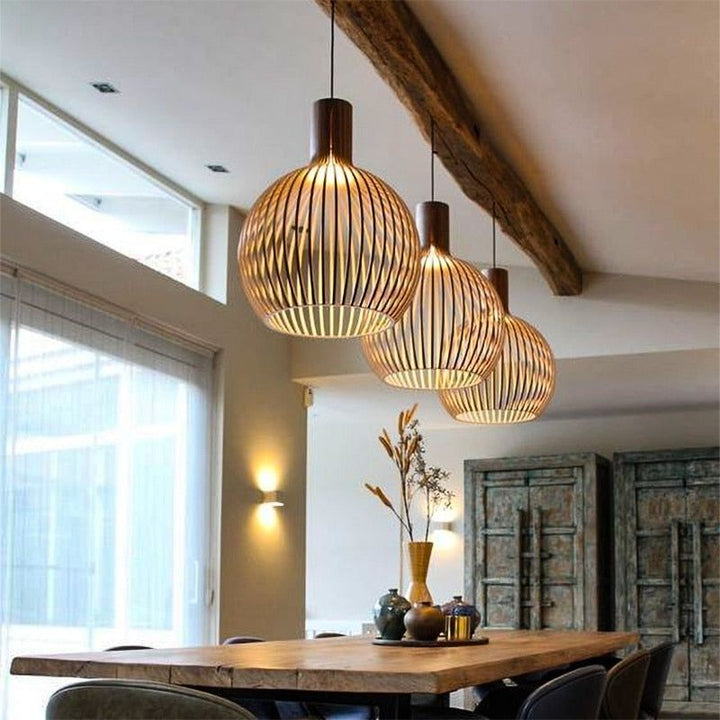 Lisslune | Handmade Wooden Pendant Light