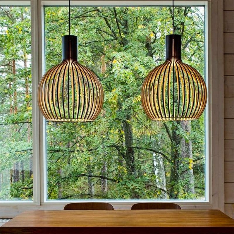 Lisslune | Handmade Wooden Pendant Light