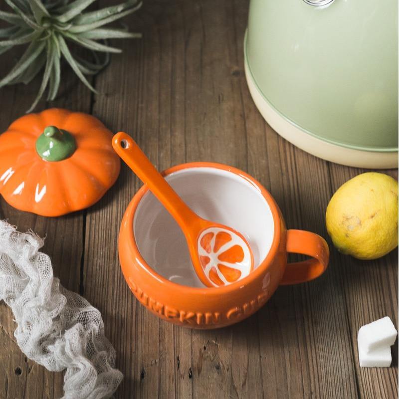 Lisslune | Creative Ceramic Pumpkin Mug Cup
