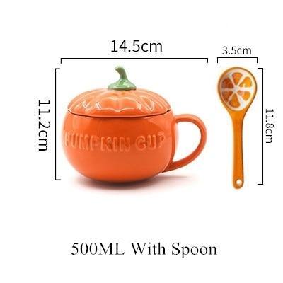 Lisslune | Creative Ceramic Pumpkin Mug Cup