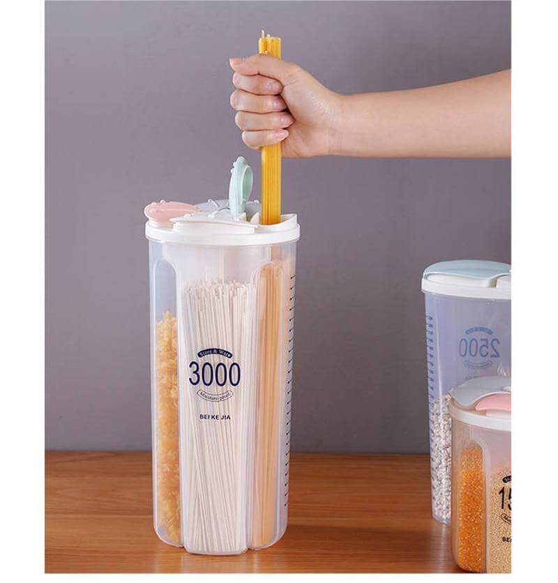 Lisslune | Kitchen Transparent Flower Sealed Storage Tank