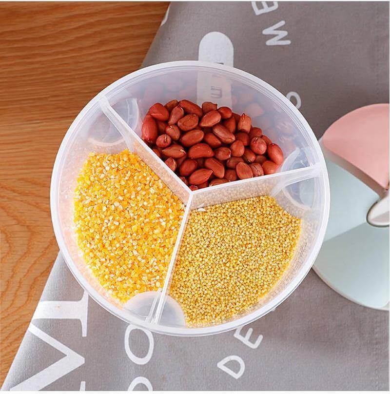 Lisslune | Kitchen Transparent Flower Sealed Storage Tank