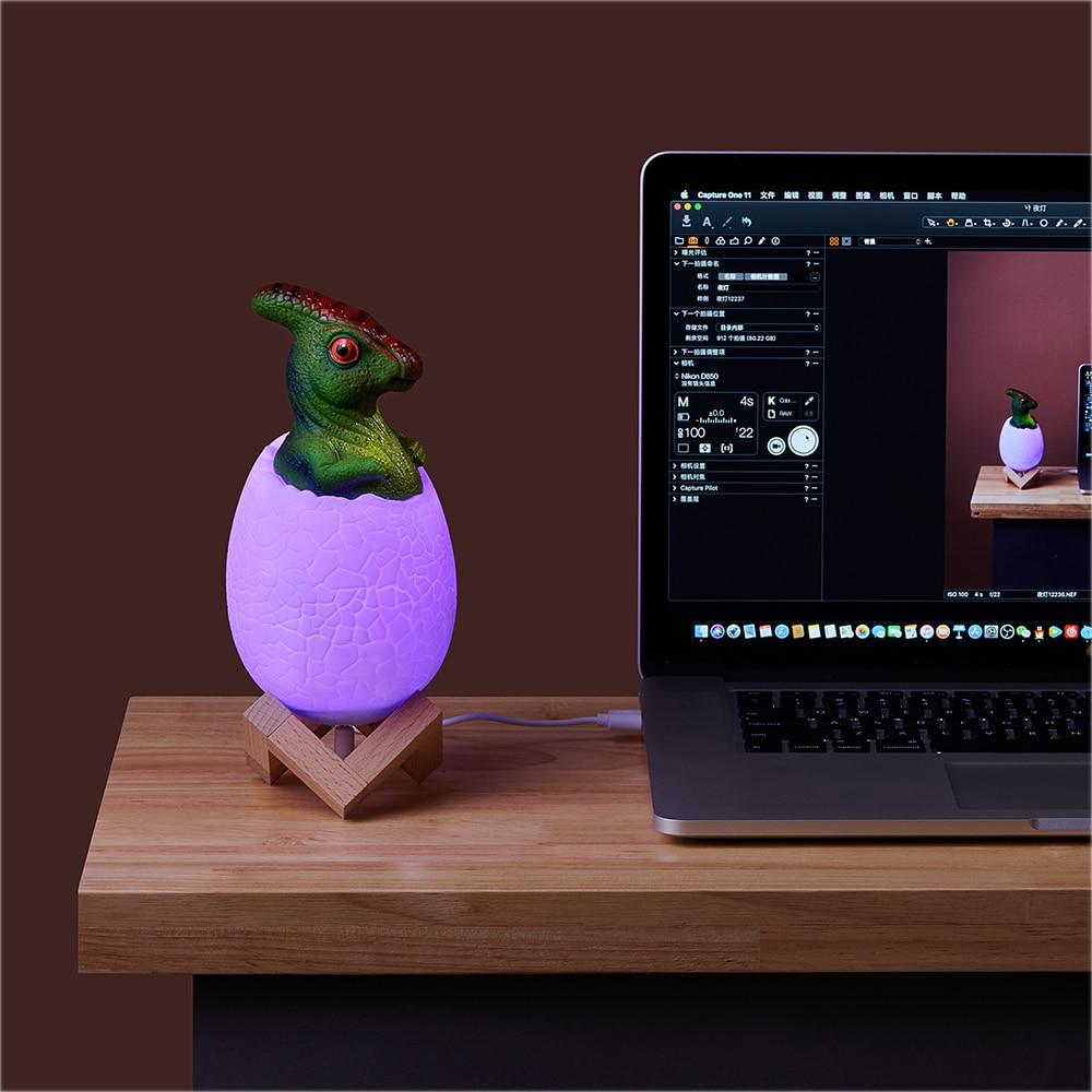 Lisslune | Dinosaur Egg LED Color Changing Lamp