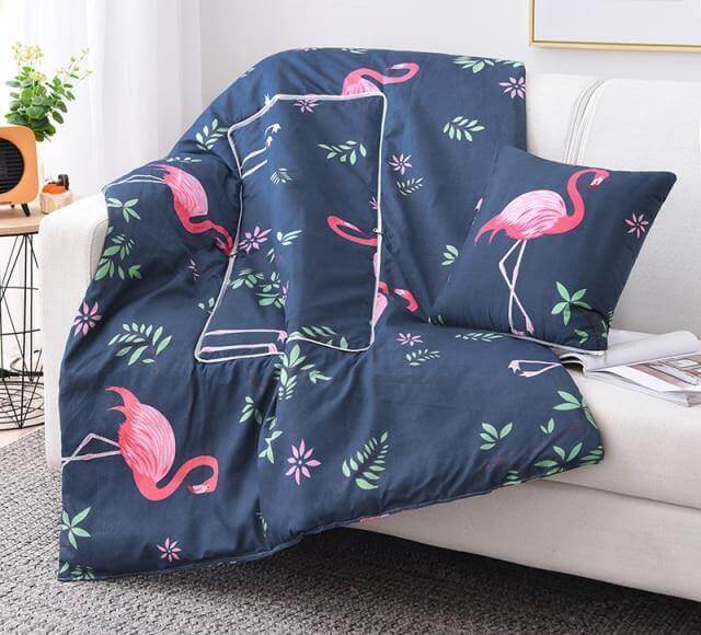 Lisslune | 2In1 Colorful Cartoon Pillow Blanket