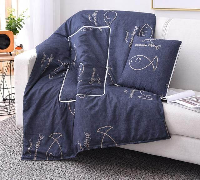 Lisslune | 2In1 Colorful Cartoon Pillow Blanket