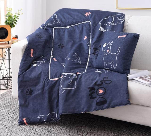 Lisslune | 2In1 Colorful Cartoon Pillow Blanket