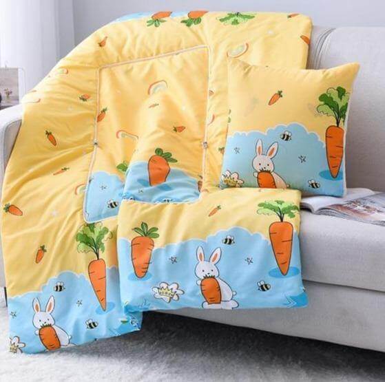Lisslune | 2In1 Colorful Cartoon Pillow Blanket