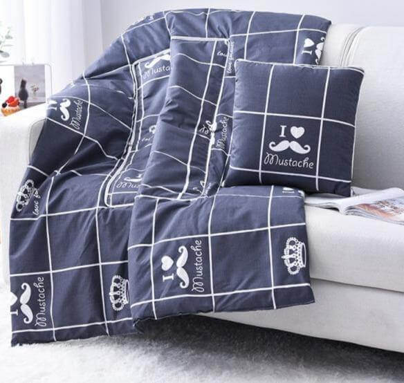 Lisslune | 2In1 Colorful Cartoon Pillow Blanket