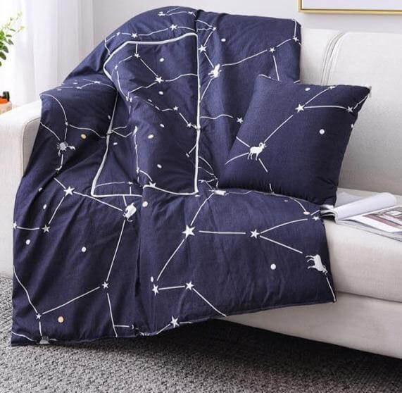 Lisslune | 2In1 Colorful Cartoon Pillow Blanket