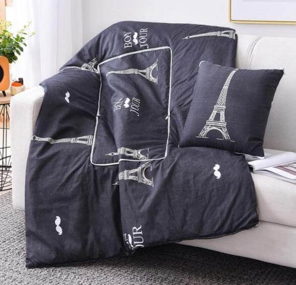 Lisslune | 2In1 Colorful Cartoon Pillow Blanket